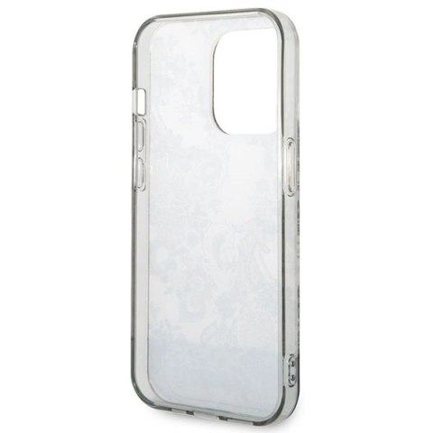 Etui Guess Porcelain Collection na iPhone 14 Pro Max - szare