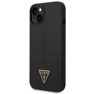 Etui Guess Silicone Triangle na iPhone 14 Plus - czarne