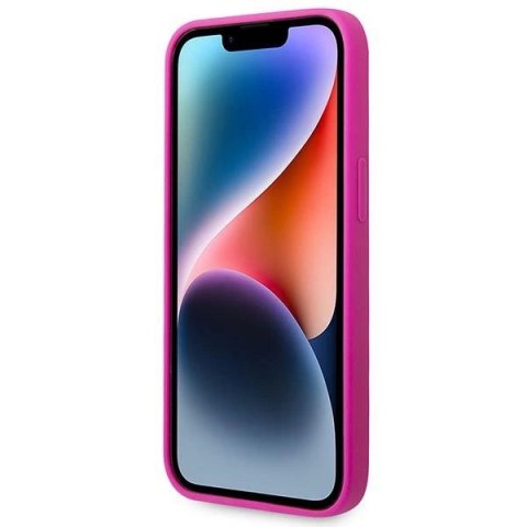 Etui Guess Silicone Vintage Gold Logo na iPhone 14 - fuksjowe