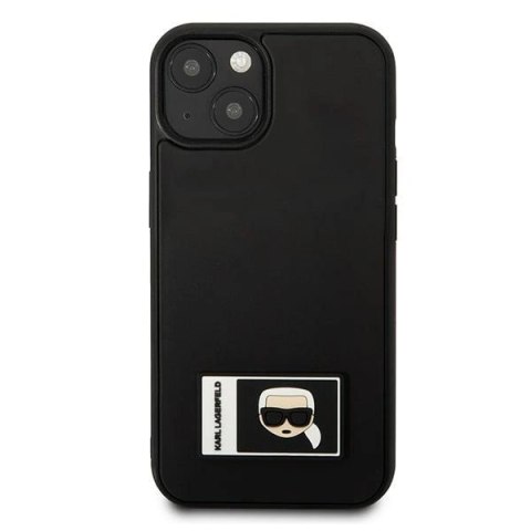 Etui Karl Lagerfeld Ikonik Patch na iPhone 13 - czarne Etui Karl Lagerfeld Ikonik Patch na iPhone 13 - czarne