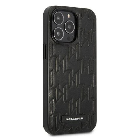 Etui Karl Lagerfeld Monogram Plaque na iPhone 13 Pro / iPhone 13 - czarne