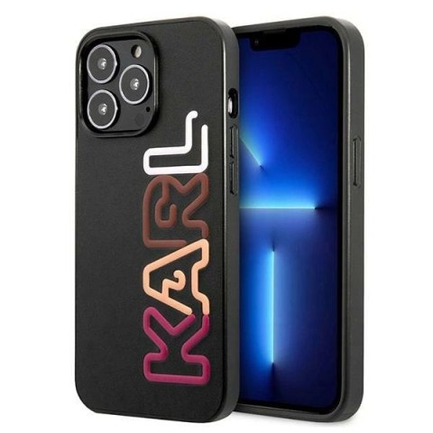 Etui Karl Lagerfeld Multipink Brand na iPhone 13 Pro / iPhone 13 - czarne Etui Karl Lagerfeld Multipink Brand na iPhone 13 Pro / iPhone 13 - czarne