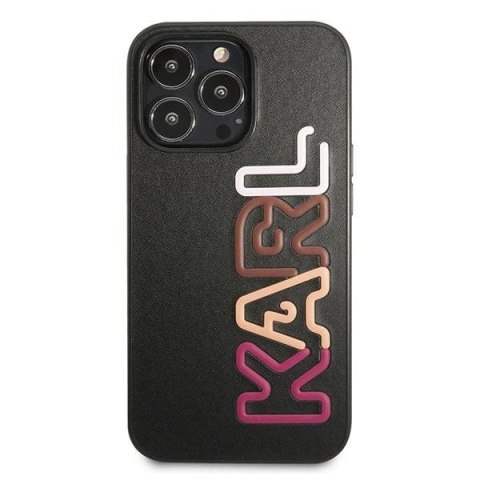 Etui Karl Lagerfeld Multipink Brand na iPhone 13 Pro / iPhone 13 - czarne Etui Karl Lagerfeld Multipink Brand na iPhone 13 Pro / iPhone 13 - czarne