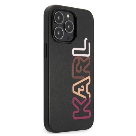 Etui Karl Lagerfeld Multipink Brand na iPhone 13 Pro / iPhone 13 - czarne Etui Karl Lagerfeld Multipink Brand na iPhone 13 Pro / iPhone 13 - czarne