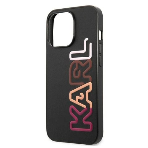 Etui Karl Lagerfeld Multipink Brand na iPhone 13 Pro / iPhone 13 - czarne Etui Karl Lagerfeld Multipink Brand na iPhone 13 Pro / iPhone 13 - czarne