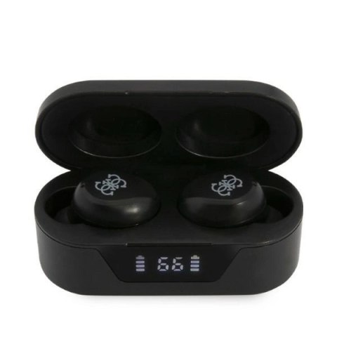 Słuchawki Bluetooth Guess TWS + stacja dokująca - czarne