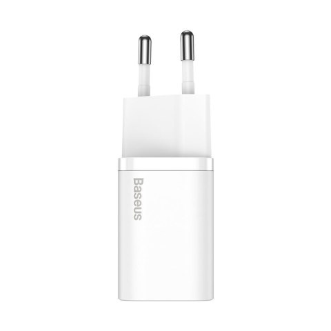 Baseus ładowarka sieciowa Super Si PD 25W 1x USB-C biała Baseus ładowarka sieciowa Super Si PD 25W 1x USB-C biała