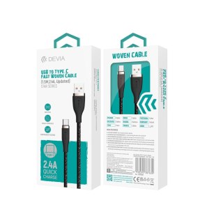Devia kabel Star EC311 USB - USB-C 1,5 m 2,4A czarny
