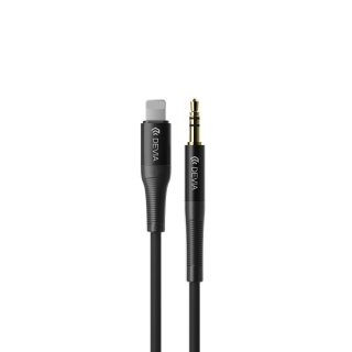 Devia kabel audio Ipure EC619 jack 3,5 mm - Lightning 1,0 m czarny