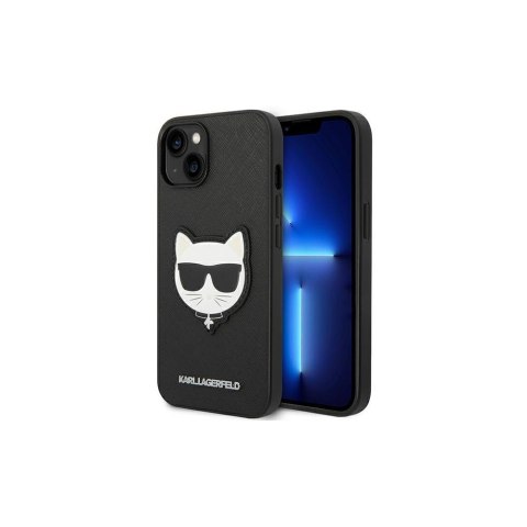 Karl Lagerfeld nakładka do iPhone 14 Pro 6,1" KLHCP14LSAPCHK czarna PU Saffiano case with Choupette Head Patch Karl Lagerfeld nakładka do iPhone 14 Pro 6,1" KLHCP14LSAPCHK czarna PU Saffiano case with Choupette Head Patch