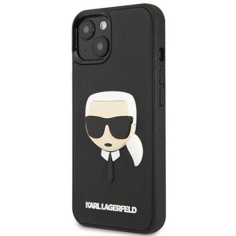 Etui Karl Lagerfeld 3D Rubber Karl's Head na iPhone 14 Plus - czarne Etui Karl Lagerfeld 3D Rubber Karl's Head na iPhone 14 Plus - czarne