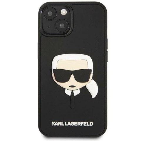 Etui Karl Lagerfeld 3D Rubber Karl's Head na iPhone 14 Plus - czarne Etui Karl Lagerfeld 3D Rubber Karl's Head na iPhone 14 Plus - czarne