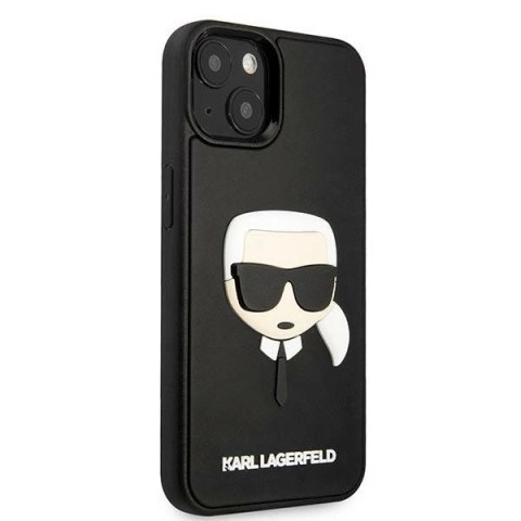 Etui Karl Lagerfeld 3D Rubber Karl's Head na iPhone 14 Plus - czarne Etui Karl Lagerfeld 3D Rubber Karl's Head na iPhone 14 Plus - czarne