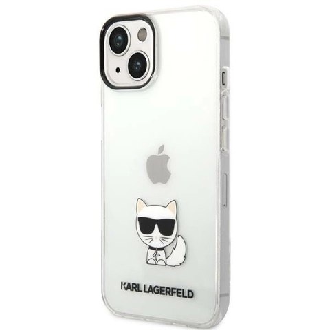 Etui Karl Lagerfeld Choupette Body na iPhone 14 Plus - przezroczyste Etui Karl Lagerfeld Choupette Body na iPhone 14 Plus - przezroczyste