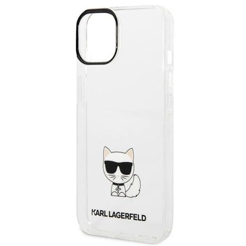 Etui Karl Lagerfeld Choupette Body na iPhone 14 Plus - przezroczyste Etui Karl Lagerfeld Choupette Body na iPhone 14 Plus - przezroczyste