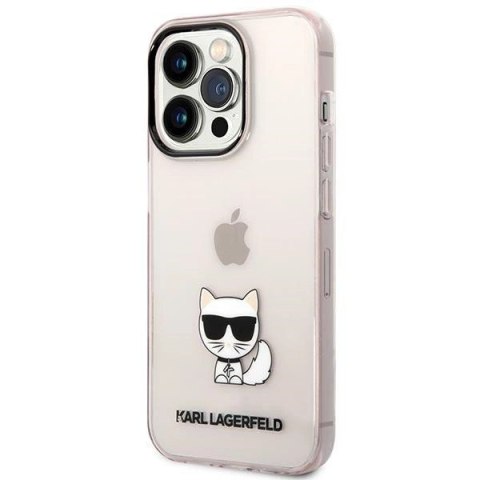 Etui Karl Lagerfeld Choupette Body na iPhone 14 Pro 6,1" - różowe Etui Karl Lagerfeld Choupette Body na iPhone 14 Pro 6,1" - różowe
