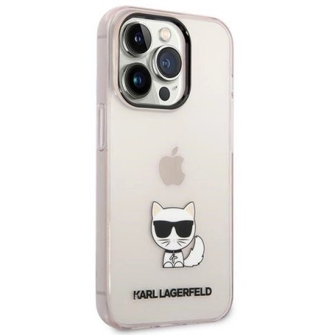 Etui Karl Lagerfeld Choupette Body na iPhone 14 Pro 6,1" - różowe Etui Karl Lagerfeld Choupette Body na iPhone 14 Pro 6,1" - różowe