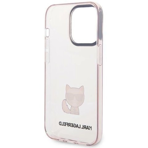 Etui Karl Lagerfeld Choupette Body na iPhone 14 Pro 6,1" - różowe Etui Karl Lagerfeld Choupette Body na iPhone 14 Pro 6,1" - różowe