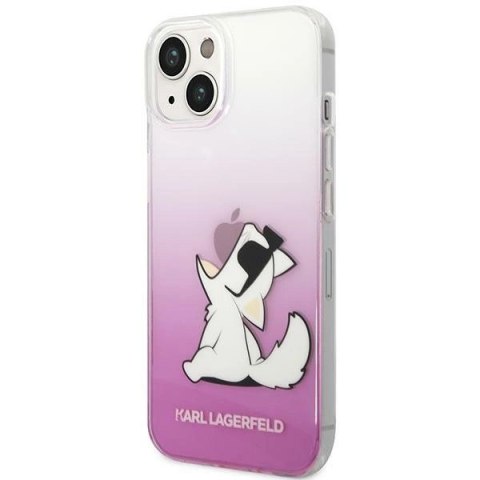 Etui Karl Lagerfeld Choupette Fun na iPhone 14 Plus - różowe Etui Karl Lagerfeld Choupette Fun na iPhone 14 Plus - różowe