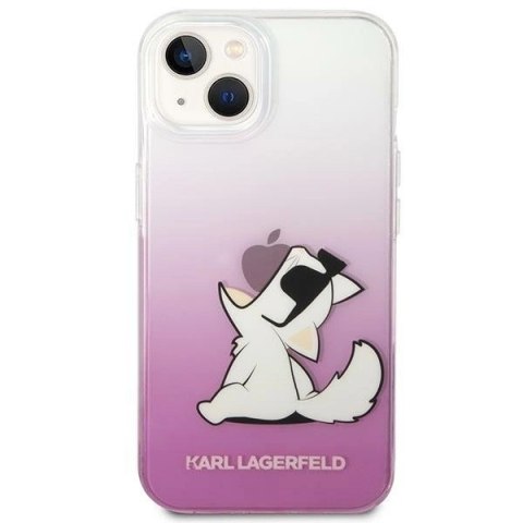 Etui Karl Lagerfeld Choupette Fun na iPhone 14 Plus - różowe Etui Karl Lagerfeld Choupette Fun na iPhone 14 Plus - różowe