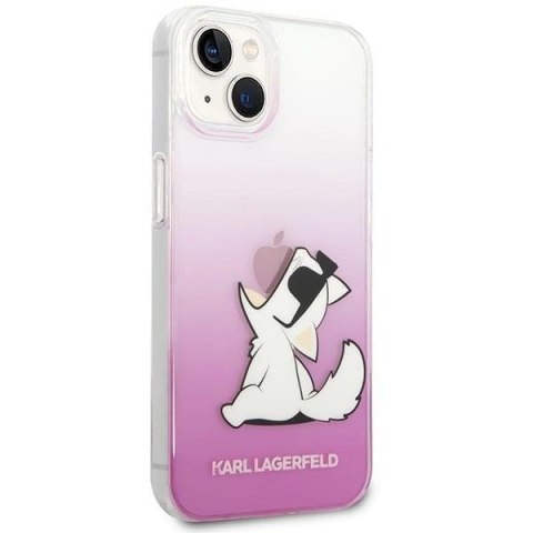 Etui Karl Lagerfeld Choupette Fun na iPhone 14 Plus - różowe Etui Karl Lagerfeld Choupette Fun na iPhone 14 Plus - różowe