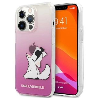 Etui Karl Lagerfeld Choupette Fun na iPhone 14 Pro 6,1" - różowe