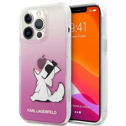 Etui Karl Lagerfeld Choupette Fun na iPhone 14 Pro 6,1" - różowe Etui Karl Lagerfeld Choupette Fun na iPhone 14 Pro 6,1" - różowe