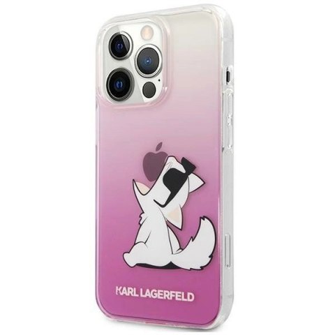 Etui Karl Lagerfeld Choupette Fun na iPhone 14 Pro 6,1" - różowe Etui Karl Lagerfeld Choupette Fun na iPhone 14 Pro 6,1" - różowe