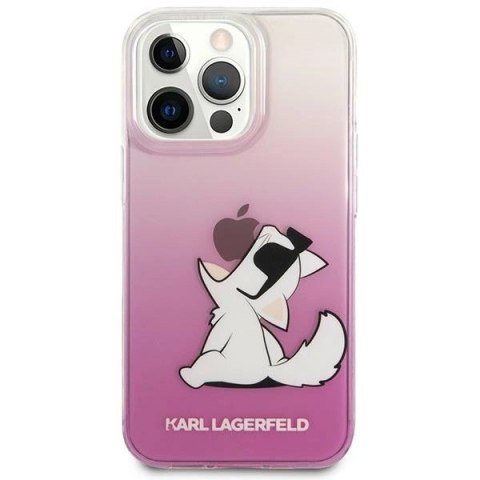 Etui Karl Lagerfeld Choupette Fun na iPhone 14 Pro 6,1" - różowe Etui Karl Lagerfeld Choupette Fun na iPhone 14 Pro 6,1" - różowe