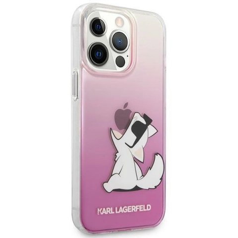 Etui Karl Lagerfeld Choupette Fun na iPhone 14 Pro 6,1" - różowe Etui Karl Lagerfeld Choupette Fun na iPhone 14 Pro 6,1" - różowe
