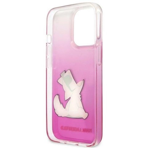 Etui Karl Lagerfeld Choupette Fun na iPhone 14 Pro 6,1" - różowe Etui Karl Lagerfeld Choupette Fun na iPhone 14 Pro 6,1" - różowe