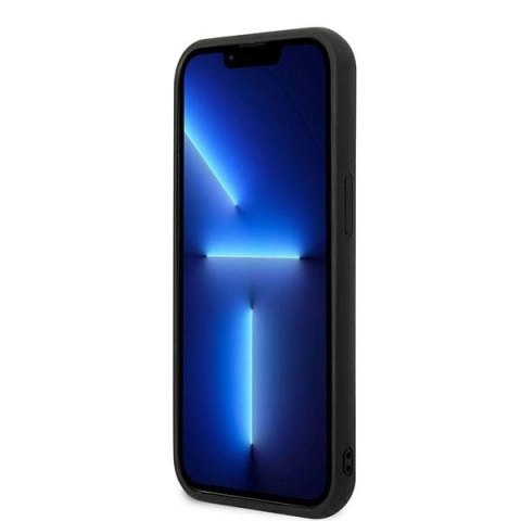 Etui Karl Lagerfeld Ikonik Patch na iPhone 13 Pro Max - czarne Etui Karl Lagerfeld Ikonik Patch na iPhone 13 Pro Max - czarne