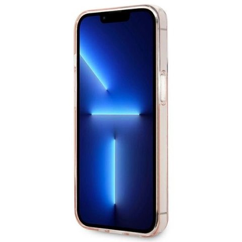 Etui Karl Lagerfeld Mono Vertical Stripe na iPhone 14 Pro 6,1" - różowe