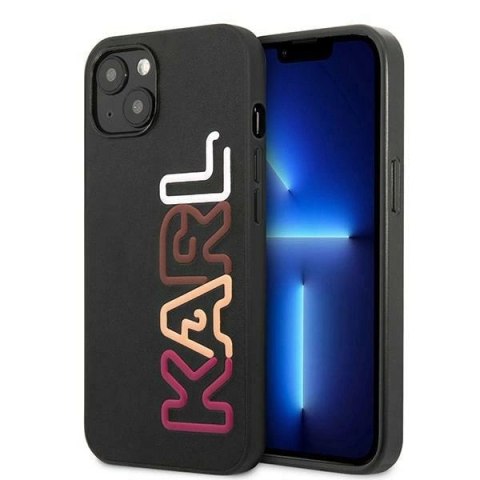 Etui Karl Lagerfeld Multipink Brand na iPhone 13 mini - czarne Etui Karl Lagerfeld Multipink Brand na iPhone 13 mini - czarne