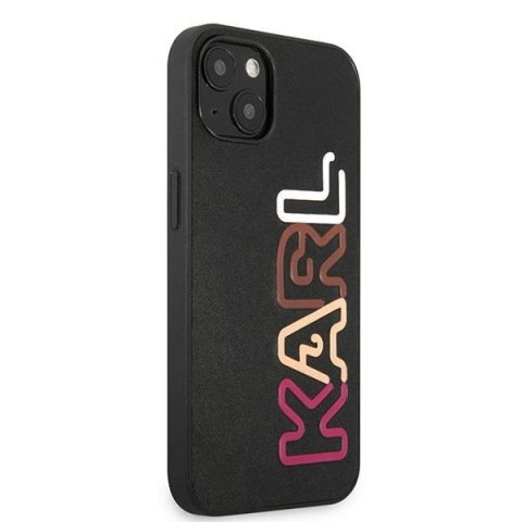 Etui Karl Lagerfeld Multipink Brand na iPhone 13 mini - czarne Etui Karl Lagerfeld Multipink Brand na iPhone 13 mini - czarne