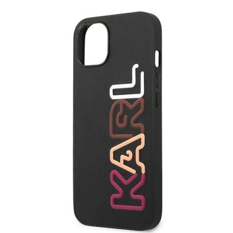 Etui Karl Lagerfeld Multipink Brand na iPhone 13 mini - czarne Etui Karl Lagerfeld Multipink Brand na iPhone 13 mini - czarne