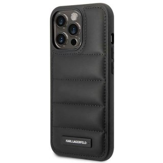 Etui Karl Lagerfeld Puffy Elongated Logo na iPhone 14 Pro - czarne