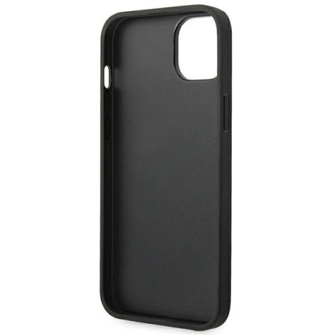 Etui Karl Lagerfeld Saffiano Mono Metal Logo na iPhone 14 Plus - czarne Etui Karl Lagerfeld Saffiano Mono Metal Logo na iPhone 14 Plus - czarne