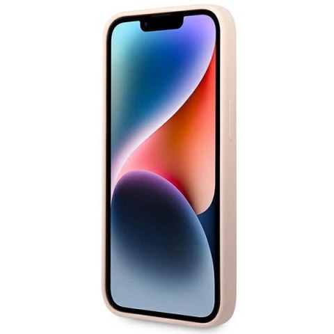 Etui Karl Lagerfeld Silicone Choupette Body na iPhone 14 - jasnoróżowe Etui Karl Lagerfeld Silicone Choupette Body na iPhone 14 - jasnoróżowe