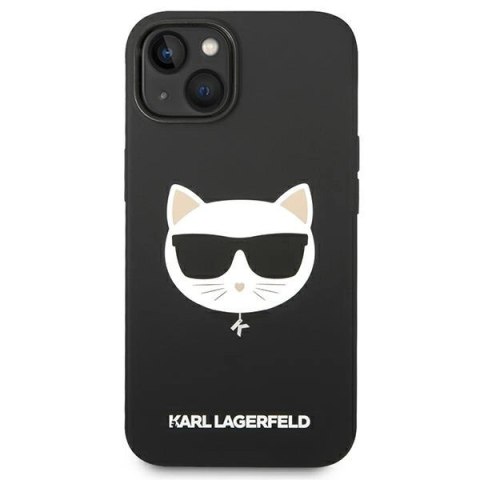 Etui Karl Lagerfeld Silicone Choupette Head MagSafe na iPhone 14 Plus - czarne Etui Karl Lagerfeld Silicone Choupette Head MagSafe na iPhone 14 Plus - czarne