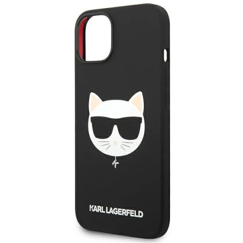 Etui Karl Lagerfeld Silicone Choupette Head MagSafe na iPhone 14 Plus - czarne Etui Karl Lagerfeld Silicone Choupette Head MagSafe na iPhone 14 Plus - czarne