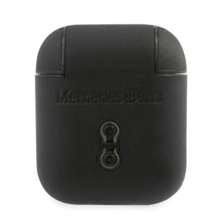 Etui Mercedes Electronic Line na AirPods 1/2 - czarne