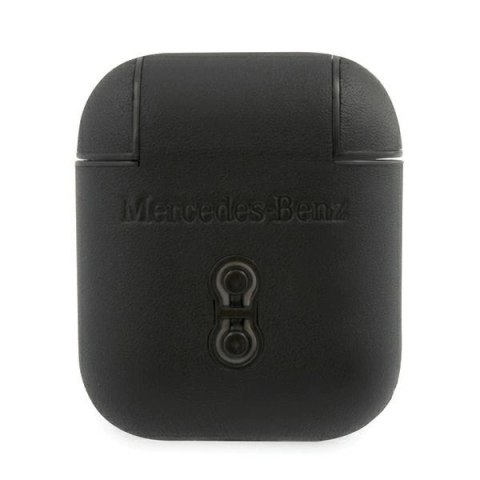 Etui Mercedes Electronic Line na AirPods 1/2 - czarne Etui Mercedes Electronic Line na AirPods 1/2 - czarne