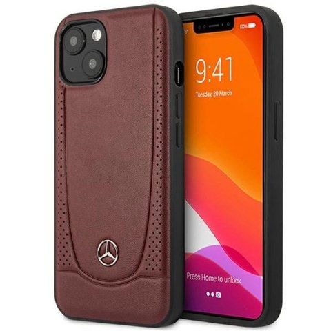 Etui Mercedes Leather Urban Bengale na iPhone 14 Plus - czerwone Etui Mercedes Leather Urban Bengale na iPhone 14 Plus - czerwone