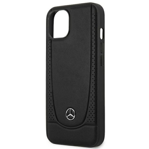 Etui Mercedes Leather Urban na iPhone 14 Plus - czarne