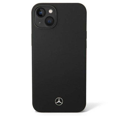 Etui Mercedes Silicone Line na iPhone 14 Plus - czarne Etui Mercedes Silicone Line na iPhone 14 Plus - czarne