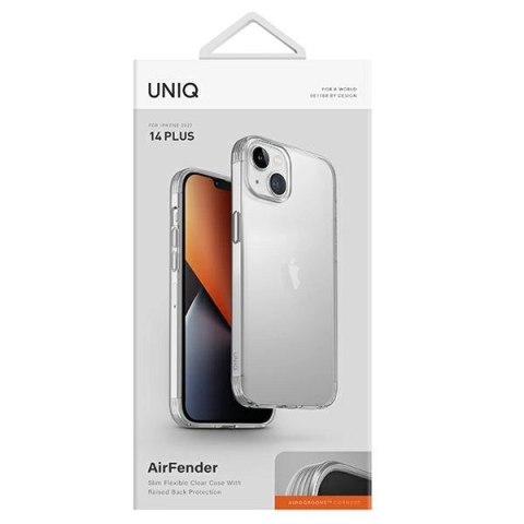 Etui UNIQ Air Fender na iPhone 14 Plus - przezroczyste