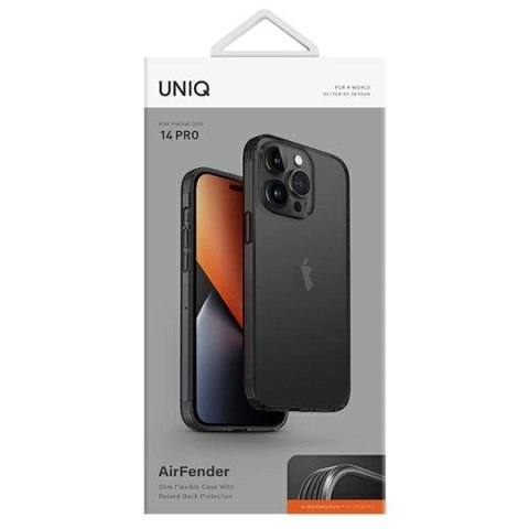 Etui UNIQ Air Fender na iPhone 14 Pro - szare Etui UNIQ Air Fender na iPhone 14 Pro - szare
