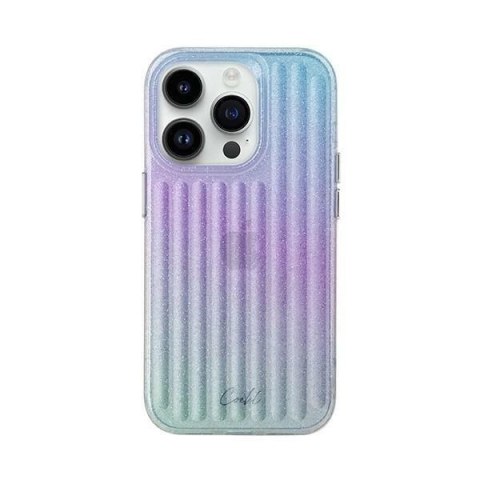 Etui UNIQ Coehl Linear na iPhone 14 Pro Max - niebiesko-różowe Etui UNIQ Coehl Linear na iPhone 14 Pro Max - niebiesko-różowe