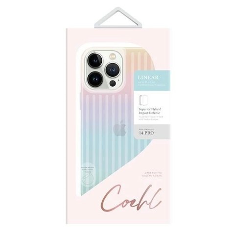 Etui UNIQ Coehl Linear na iPhone 14 Pro - opalizujące Etui UNIQ Coehl Linear na iPhone 14 Pro - opalizujące